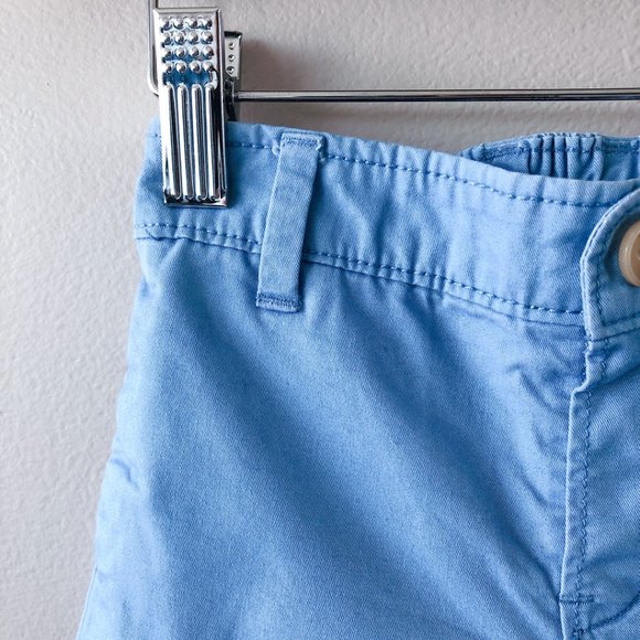 3/$15 GAP Light blue plaid-lined khaki pant baby boy 18-24m - Picture 9 of 16